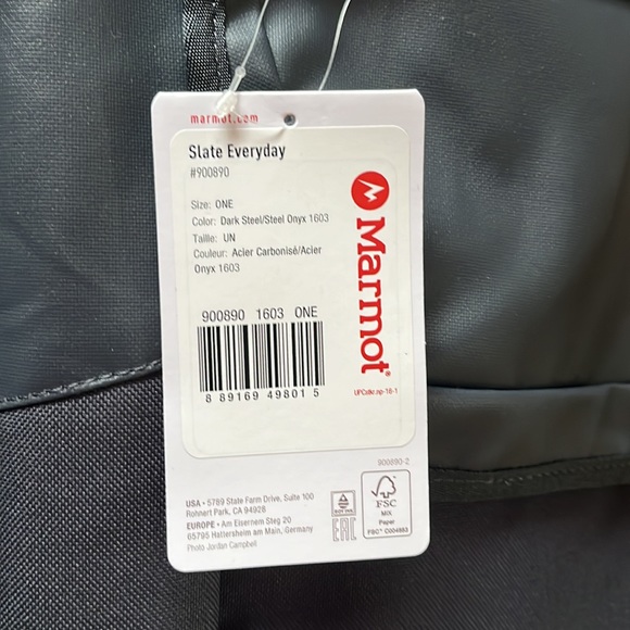 Marmot slate everyday travel back pack - Picture 12 of 14